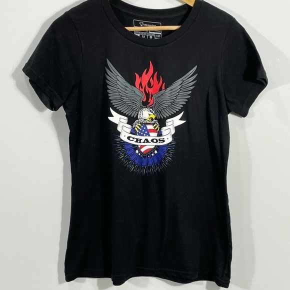 Kristin Ashley Chaos Book Series Logo Short Sleeve Tee - Picture 1 of 7